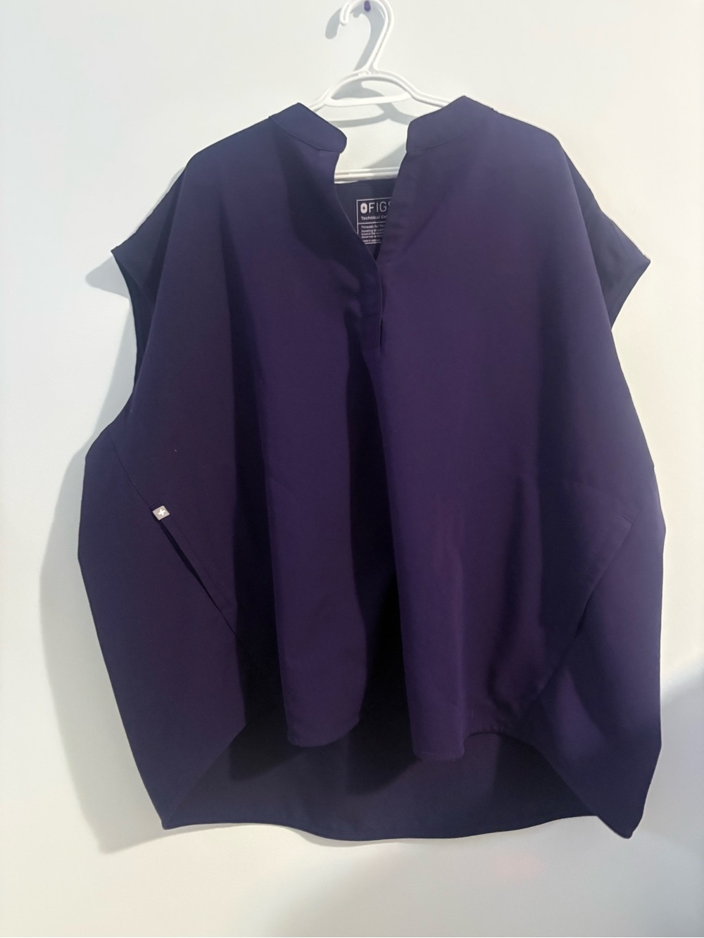 Figs Purple Rafaela Top
